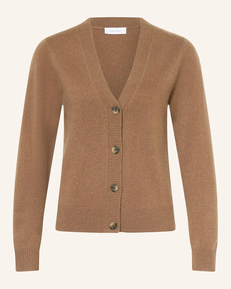 Darling Harbour Strickjacke Aus Cashmere braun Nougat