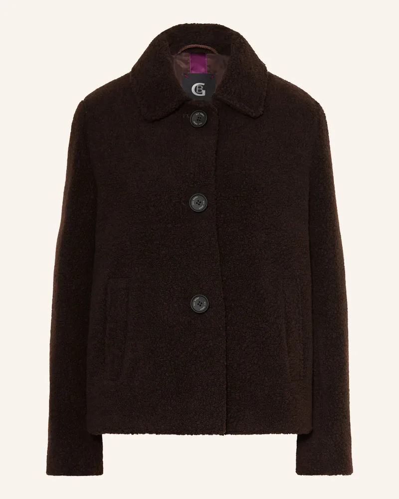 Gil Bret Kastenjacke Aus Teddyfell braun Dunkelbraun