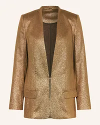 NVSCO 2107 Blazer mit Glitzergarn Gold