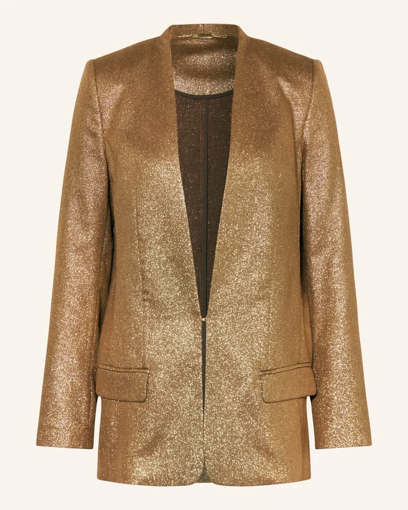 NVSCO 2107 Blazer mit Glitzergarn Gold