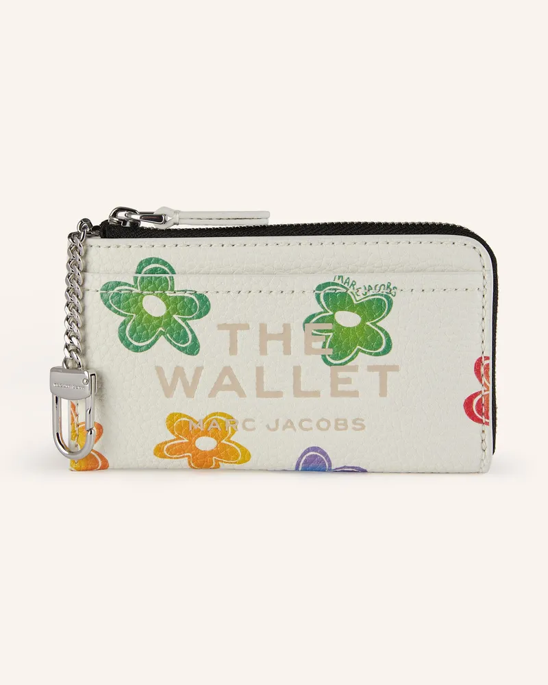 Marc Jacobs Kartenetui THE WILD DAISY TOP ZIP MULTI WALLET Weiss