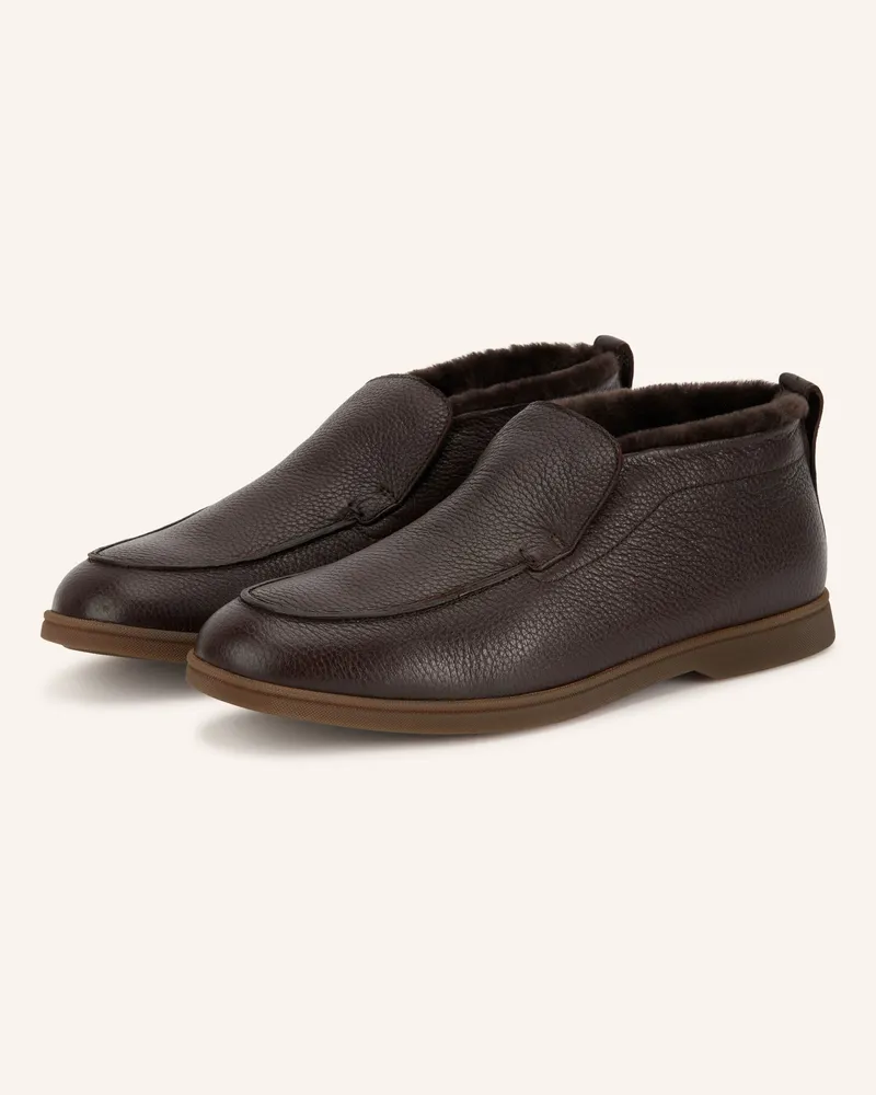 Henderson Slipper Felix braun Dunkelbraun