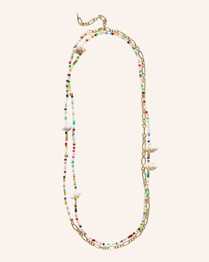 Anni Lu Kette 2 Fiesta Shell Bellychain/Necklace By Glambou gold Gold