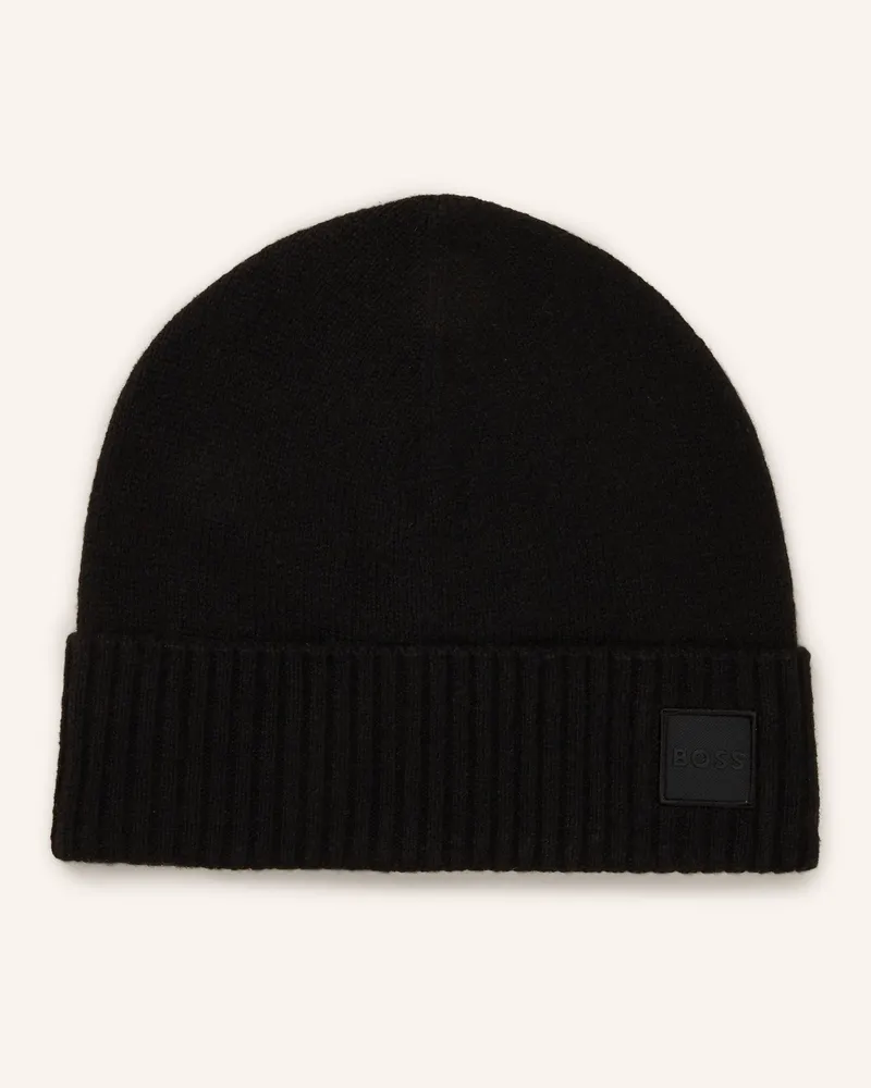 HUGO BOSS Mütze Akaio schwarz Schwarz