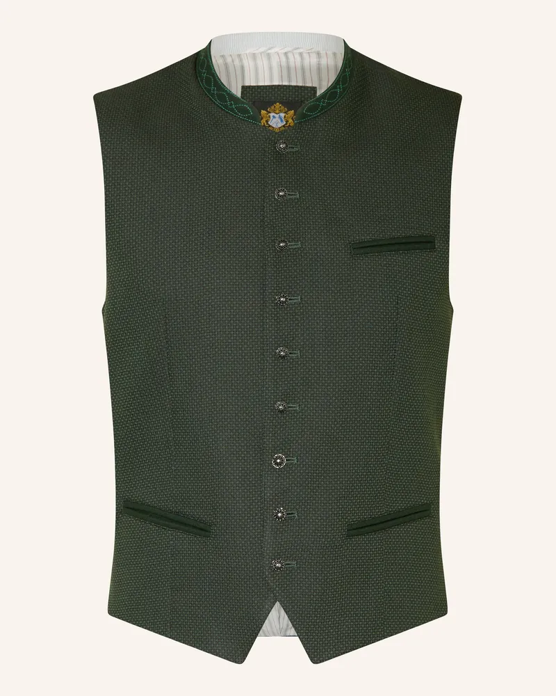 Hammerschmid Trachtenweste MIRKO Slim Fit Grün