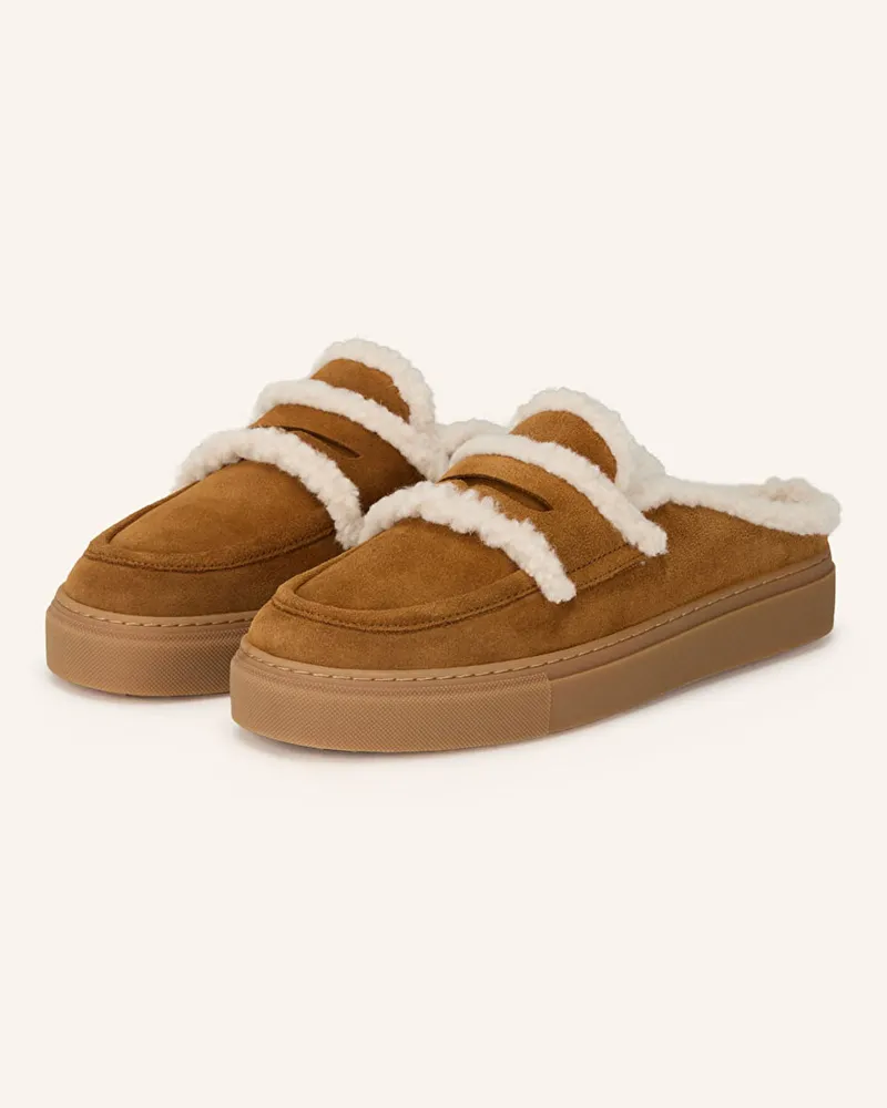 INUIKII Mules Braun