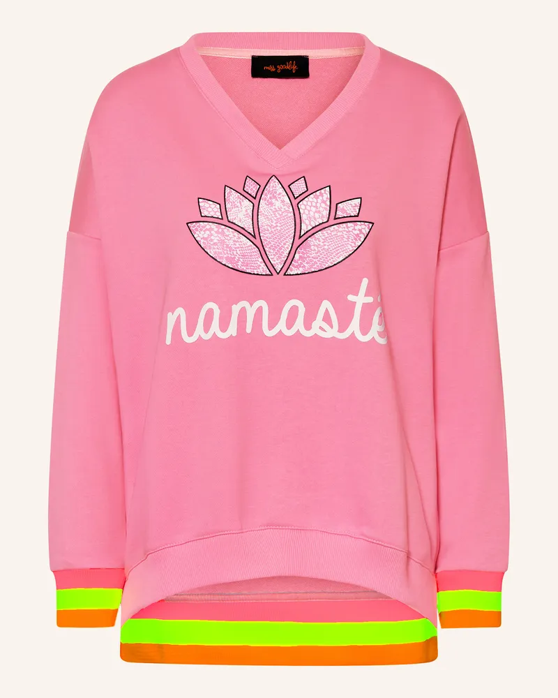 Miss Goodlife Sweatshirt rosa Rosa