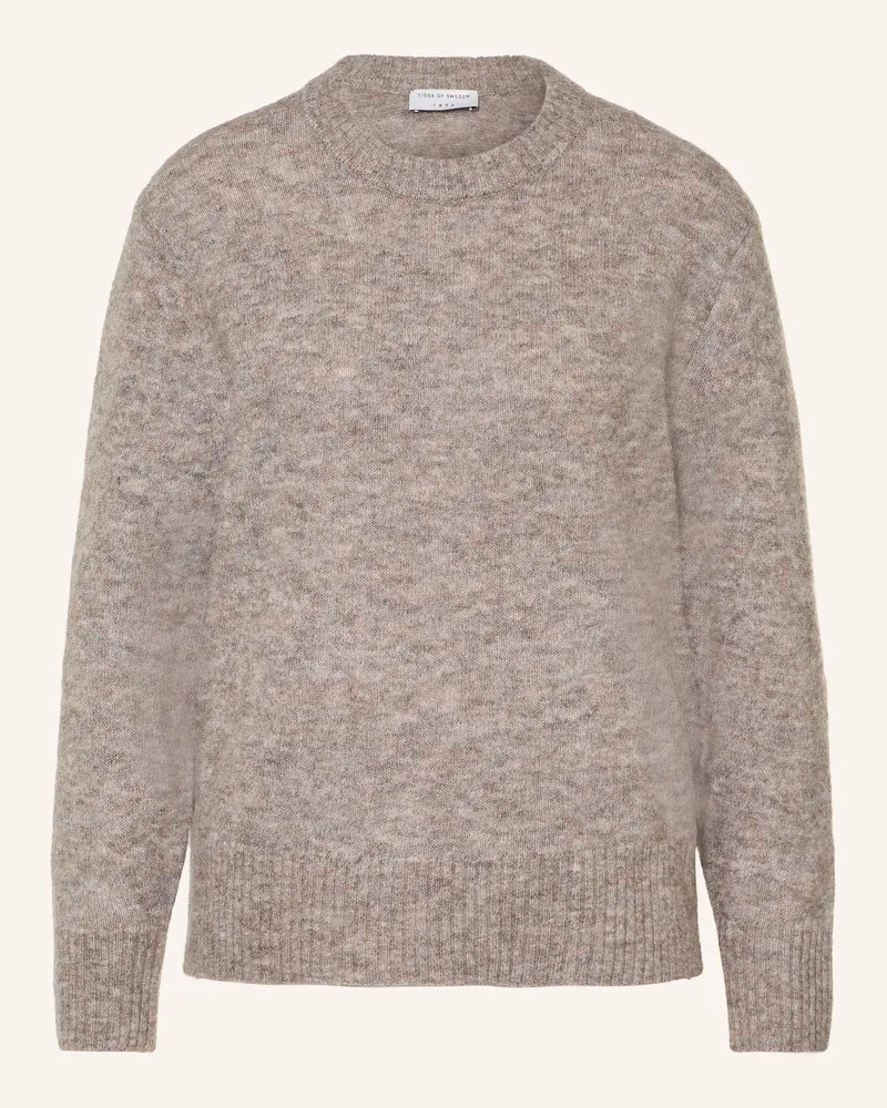Tiger of Sweden Pullover Cleo Mit Mohair grau Taupe