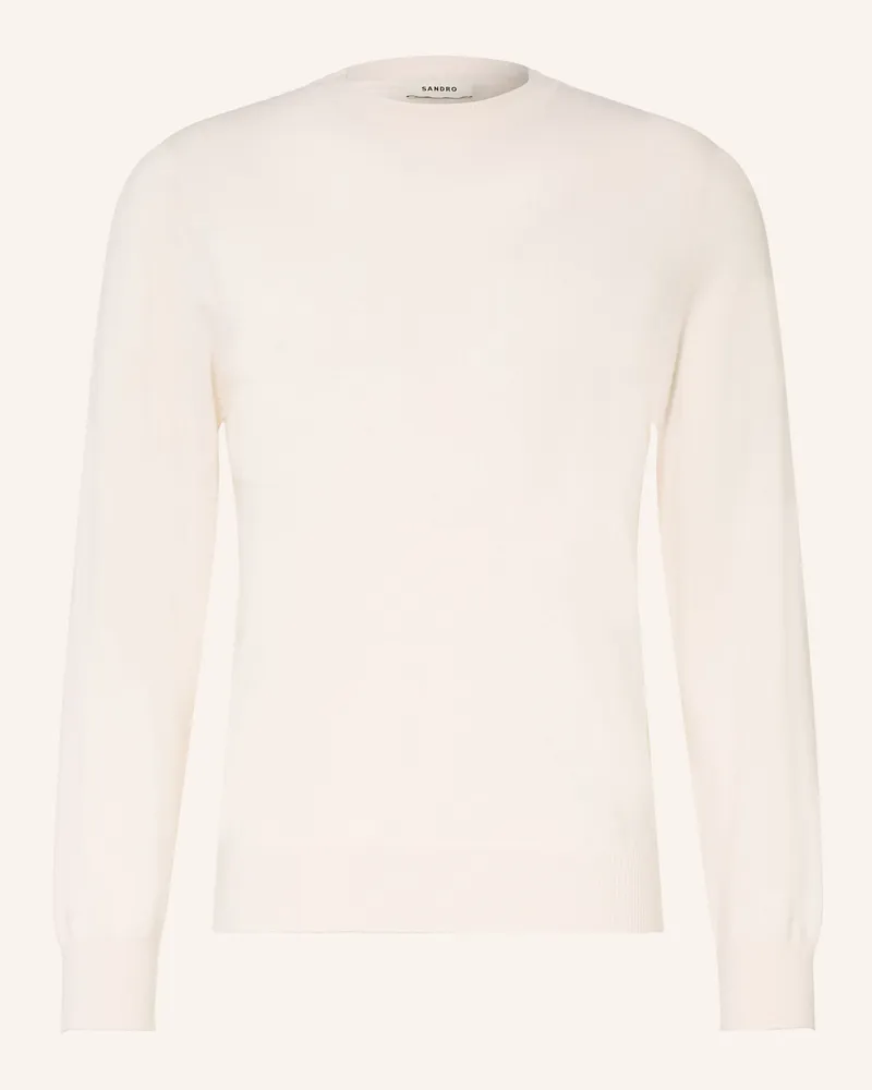 Sandro Cashmere-Pullover beige Ecru