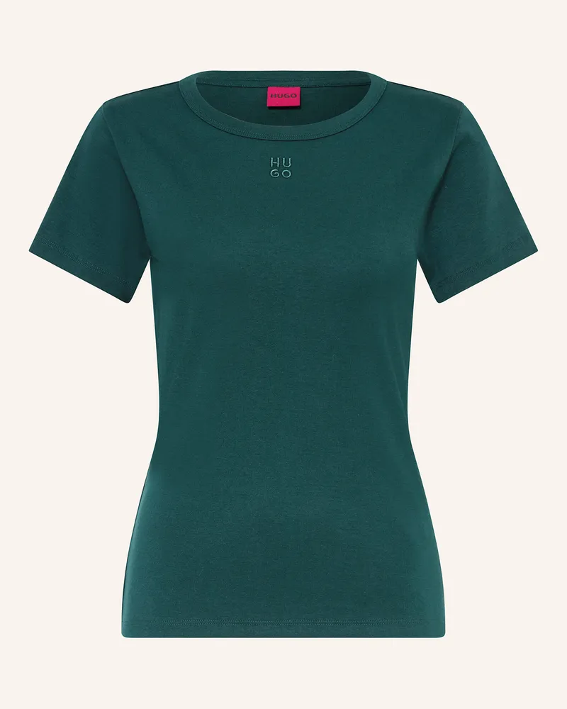 HUGO BOSS T-Shirt Deloris gruen Dunkelgrün