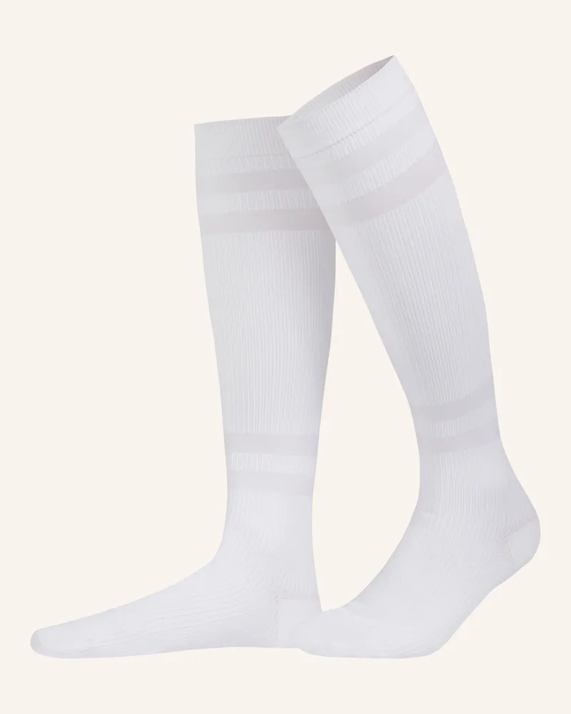 ITEM m6 SNEAKER COTTON CONSCIOUS RIBBED KNEE HIGH mit Kompression Weiss