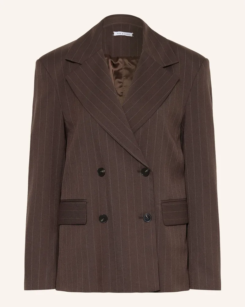 Mrs & HUGS Blazer braun Braun