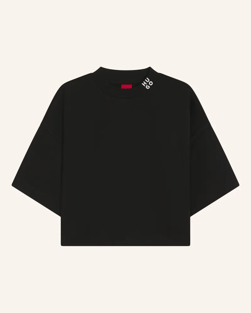HUGO BOSS T-Shirts Damelody Relaxed Fit schwarz Schwarz