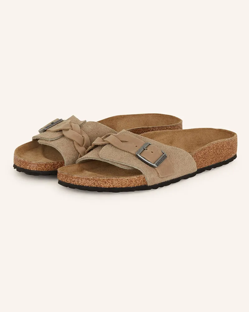 Birkenstock Pantoletten OITA BRAIDED Taupe