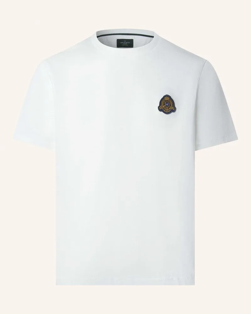 Hackett T-Shirt HERITAGE CREST TEE Creme