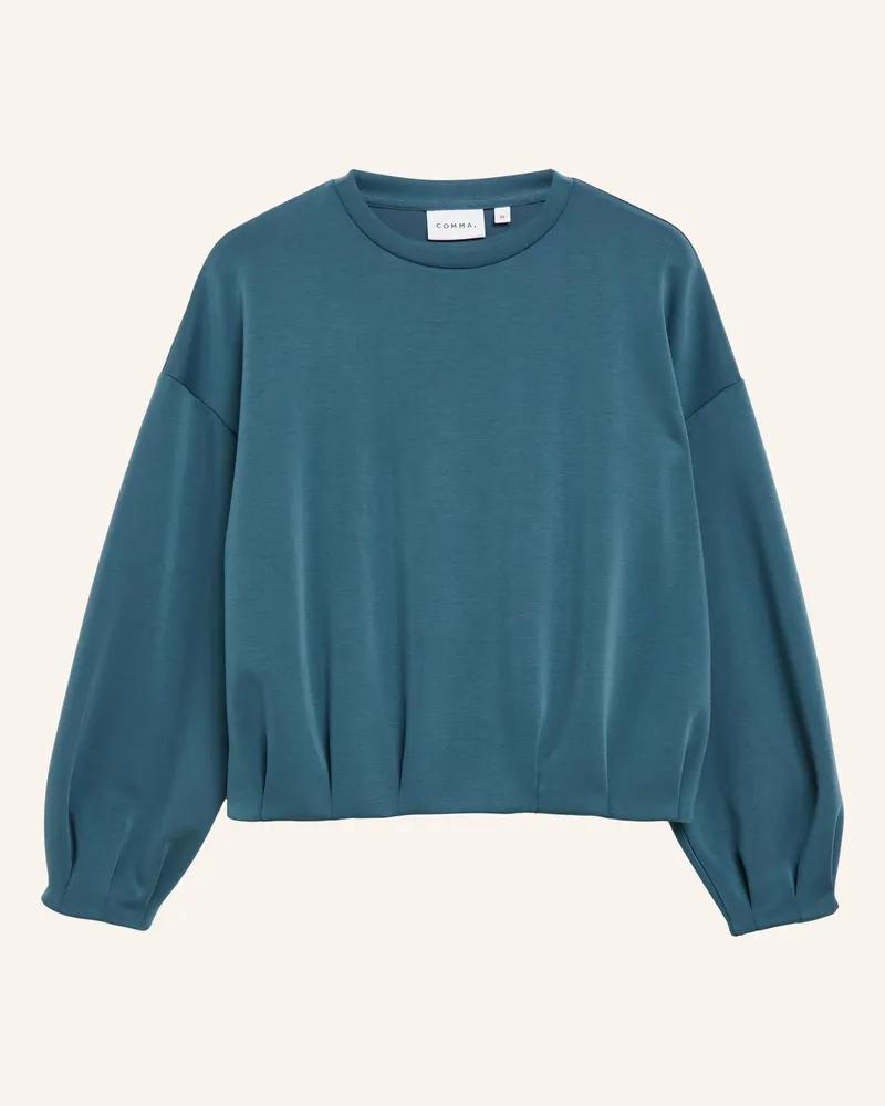 COMMA Sweatshirt gruen Petrol