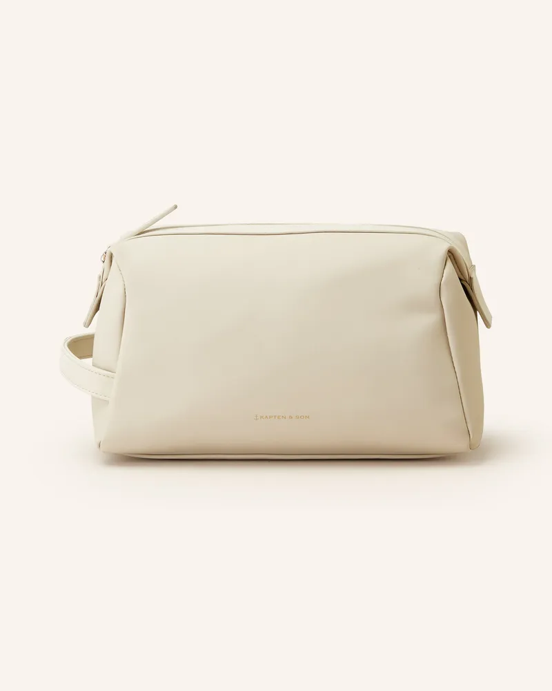 Kapten & Son Kosmetiktasche Windsor beige Creme