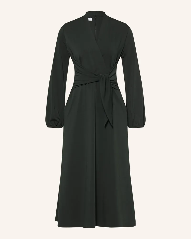 cinque Jerseykleid Cidaphne In Wickeloptik gruen Dunkelgrün