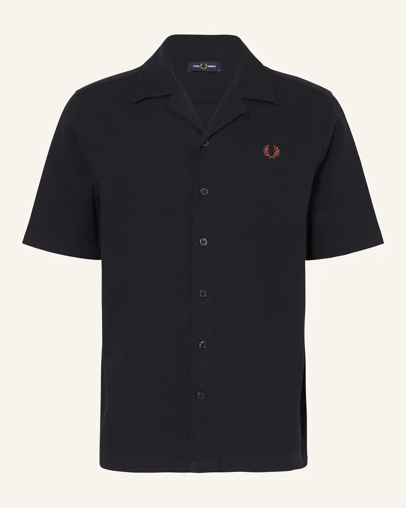 Fred Perry Resorthemd Comfort Fit Dunkelblau