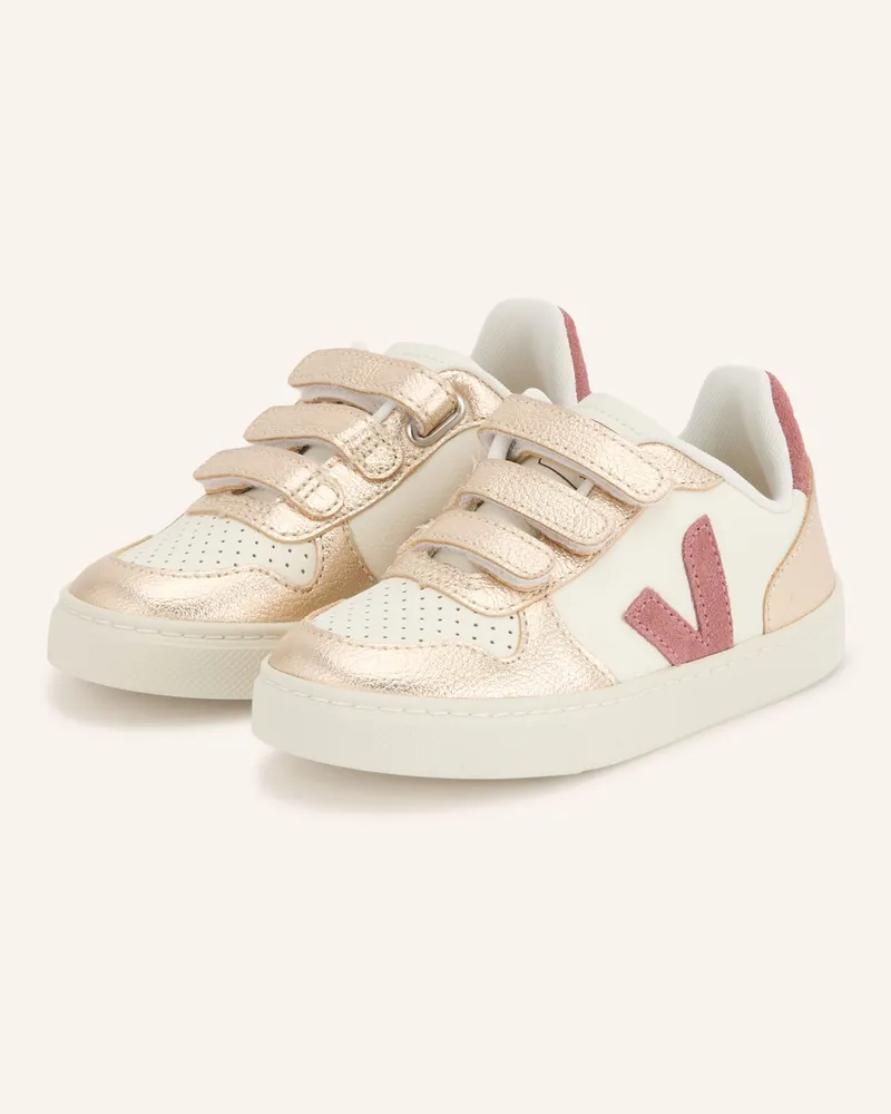 VEJA Sneaker Small V-10 weiss Platin