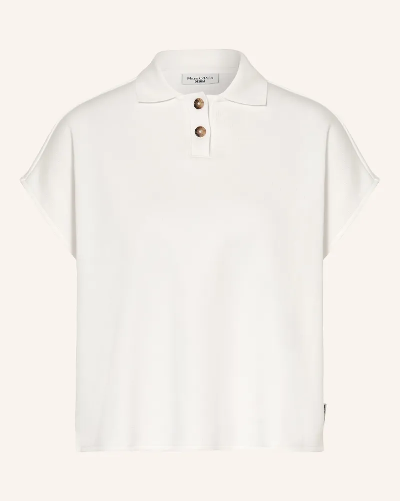 Marc O'Polo Piqué-Poloshirt Weiss