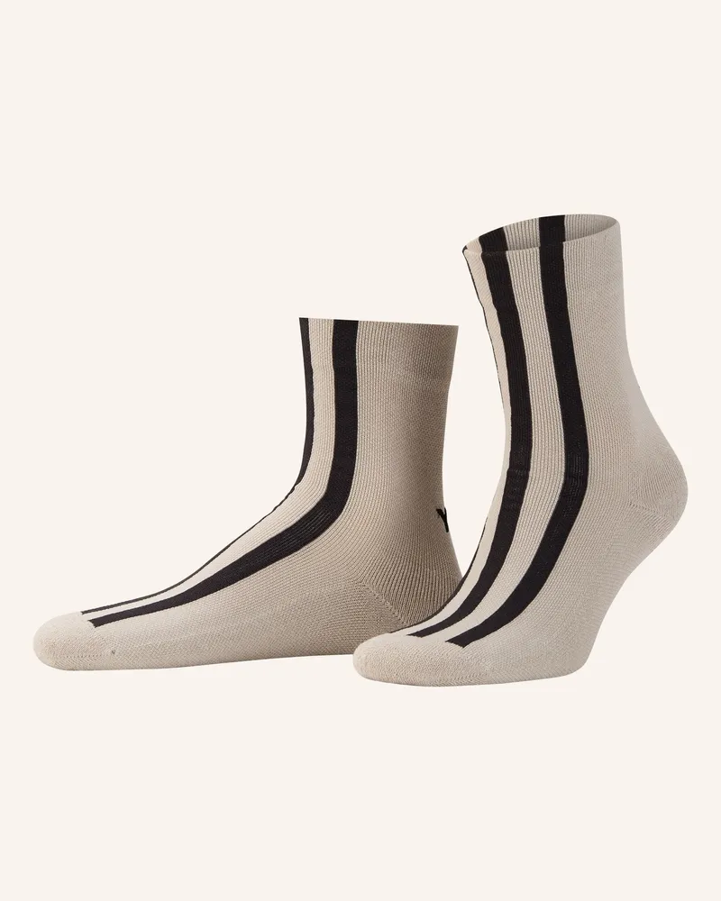 Y-3 Socken Y-3 STRIPES Hellbraun
