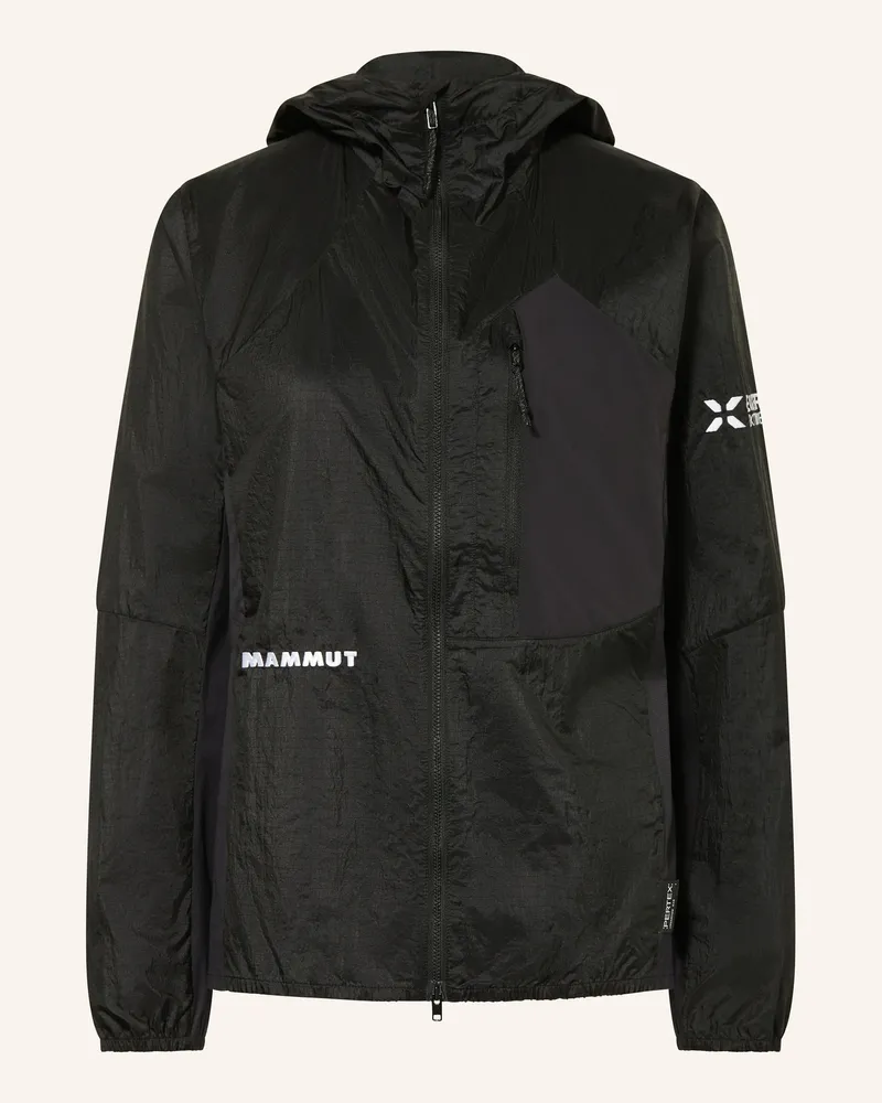 Mammut Windbreaker Eiger Nordwand Advanced Hooded schwarz Schwarz