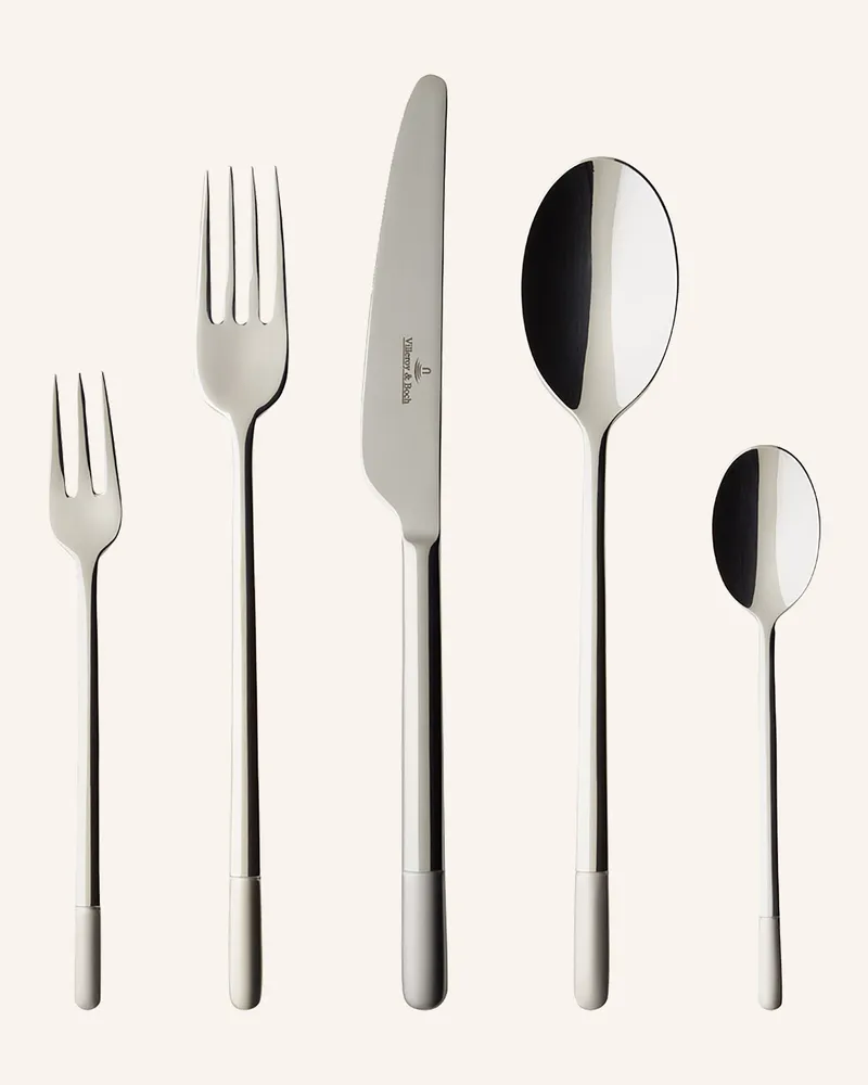 Villeroy & Boch Tafelbesteck 30tlg. Ella Satiniert silber Silber