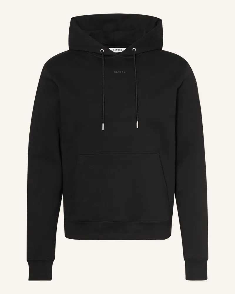 Sandro Hoodie schwarz Schwarz