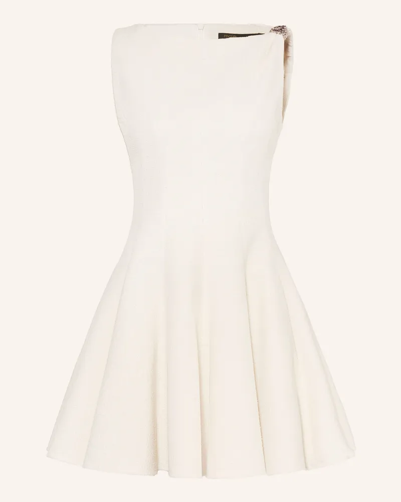 Maje Tweed-Kleid mit Glitzergarn Ecru