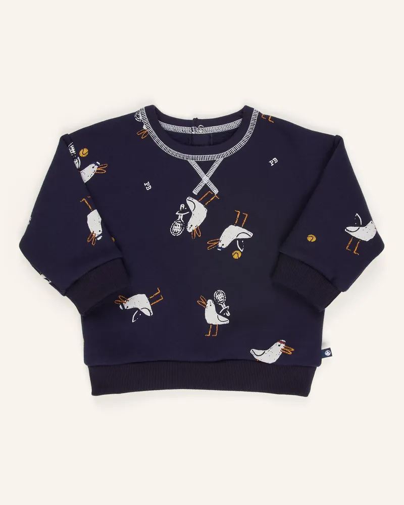 Petit Bateau Sweatshirt blau Dunkelblau