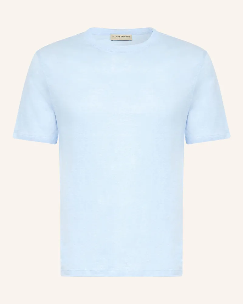 Officine Generale T-Shirt BENNY Hellblau