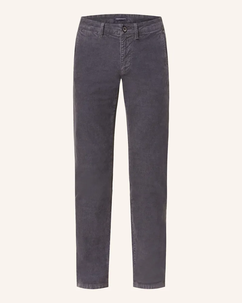 Strokesman's Cordchino Slim Fit Grau