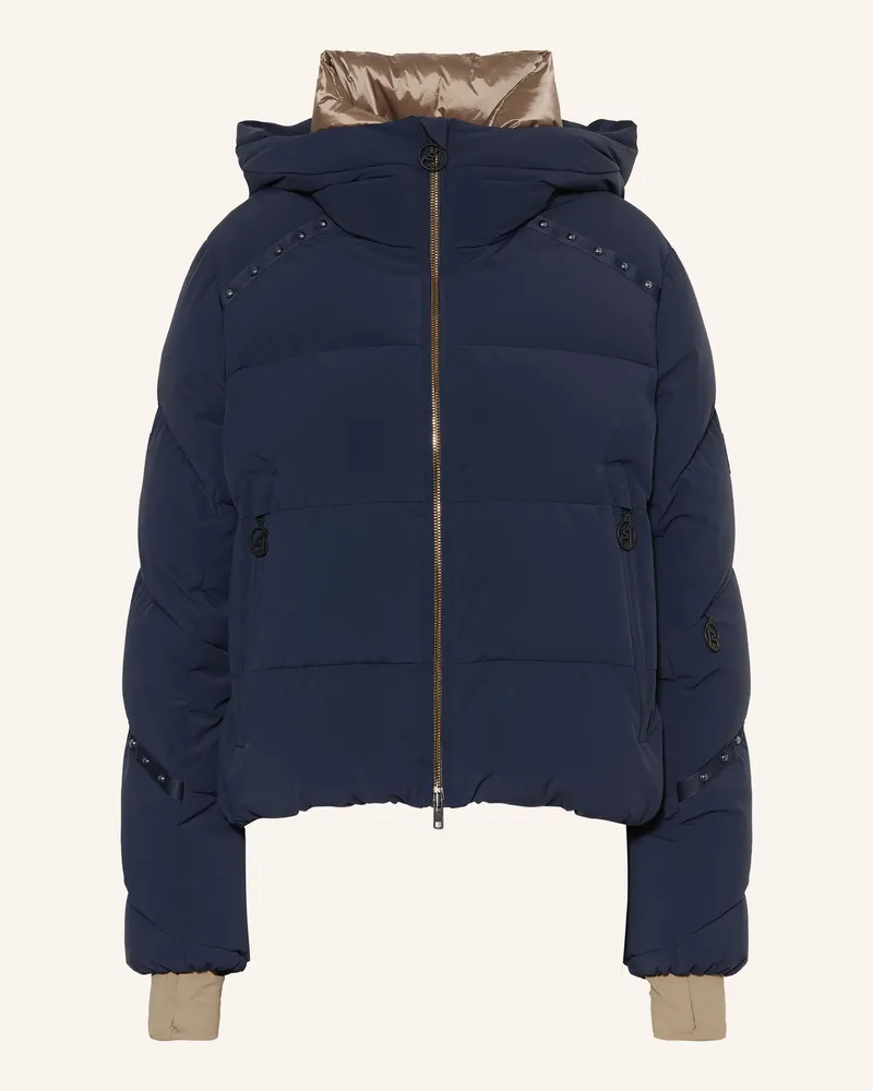 Picture Skijacke Swalina Mit Schmucksteinen blau Dunkelblau