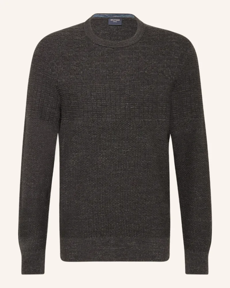 Olymp Pullover Dunkelgrau