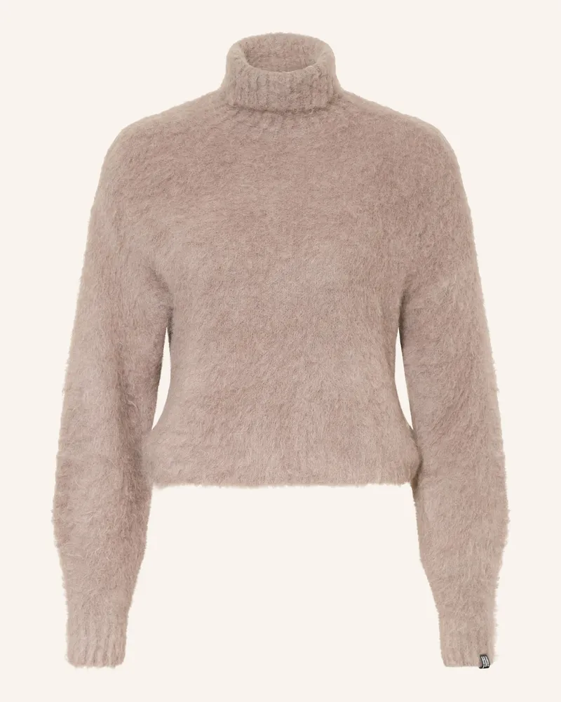 10Days Rollkragenpullover mit Alpaka Taupe