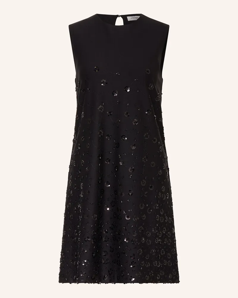 ottod’Ame Kleid mit Pailletten Schwarz