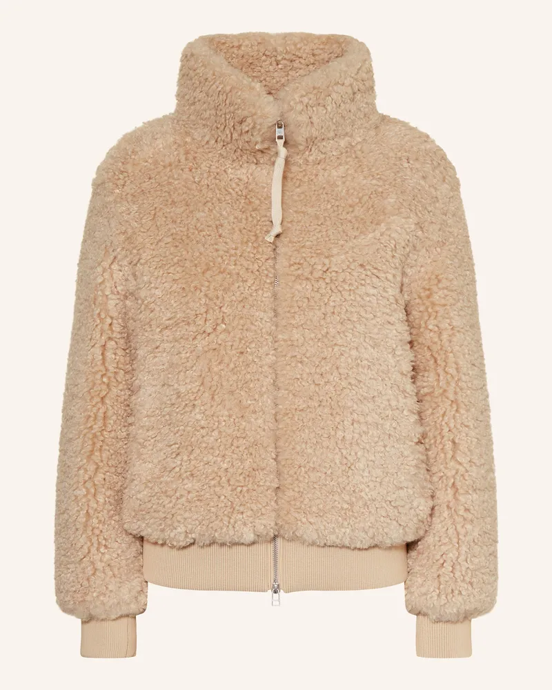 Marc O'Polo Teddyfell-Jacke Beige