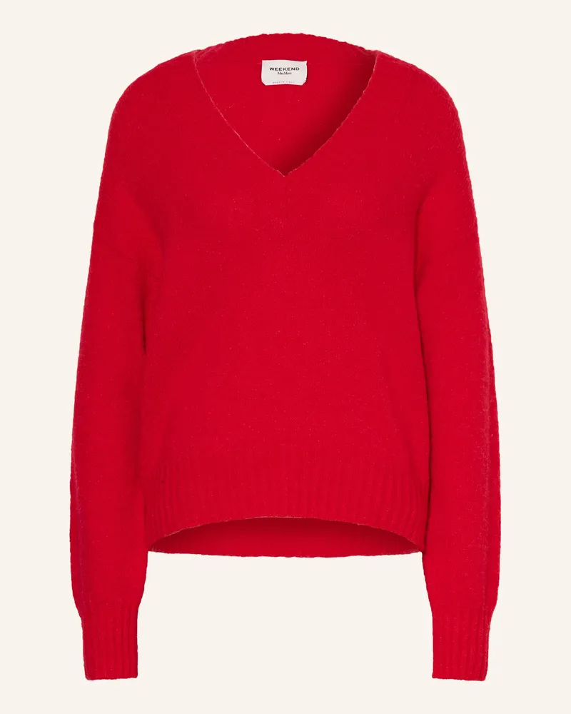 Max Mara Pullover Visita rot Rot