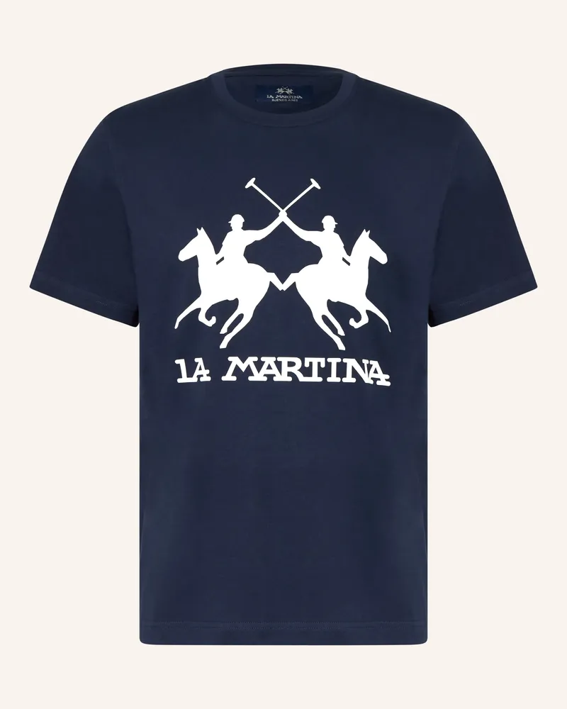 La Martina T-Shirt blau Dunkelblau