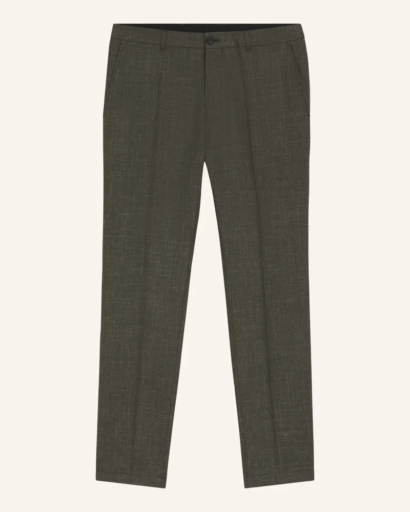 HUGO BOSS Formal Trousers C-Genius-263 Slim Fit gruen Grün