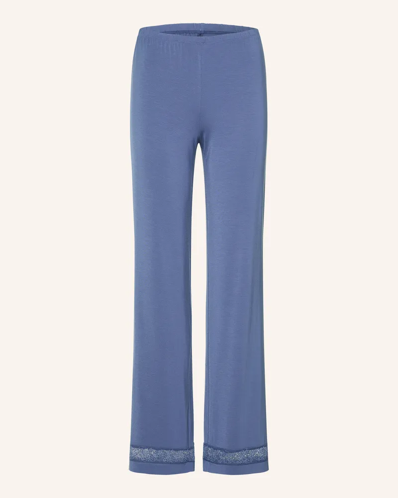 Triumph Schlafhose Comfort Allure blau Blaugrau
