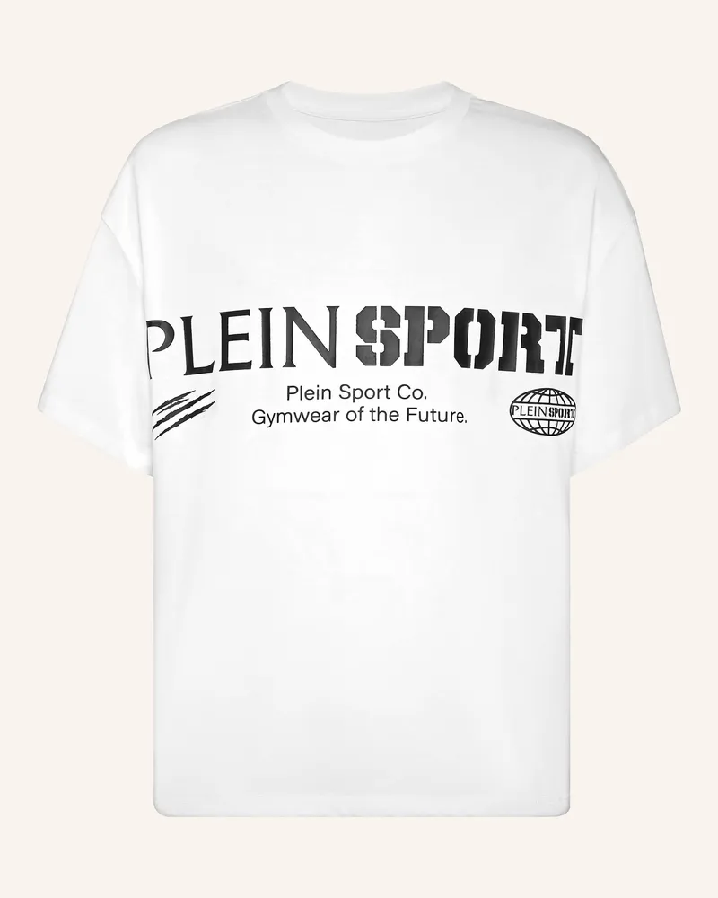 Philipp Plein Plein Sport T-Shirt Rundhalsausschnitt Ss Logo weiss Weiss