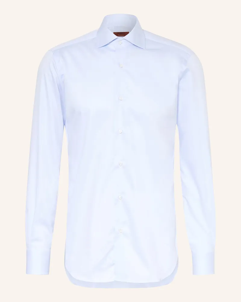 BARBA Hemd Regular Fit Hellblau