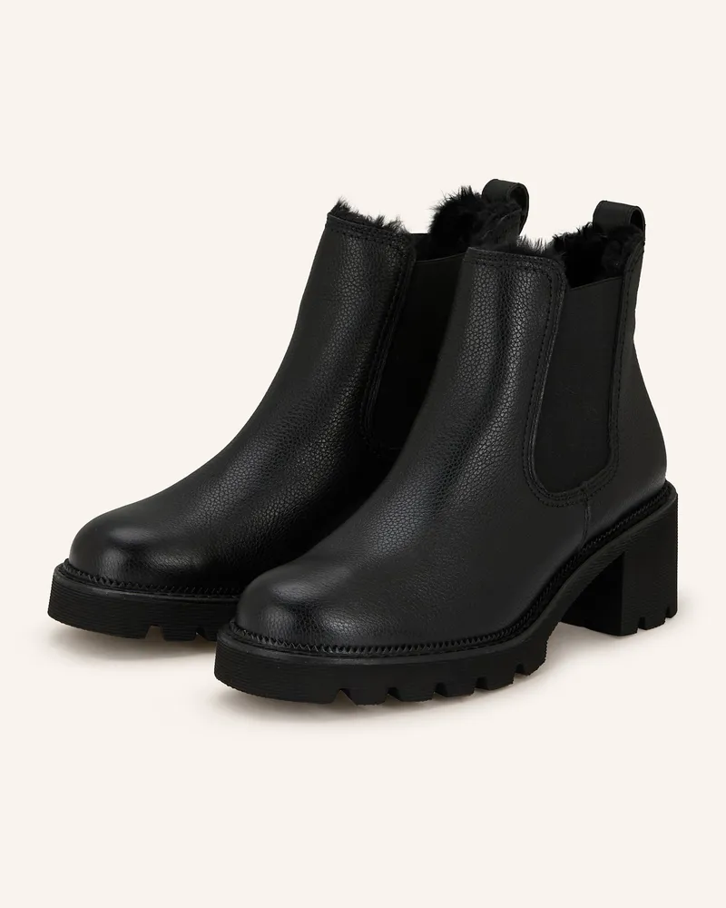 paul green Chelsea-Boots Schwarz