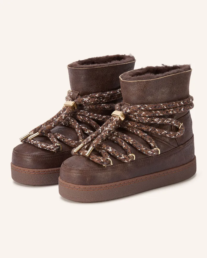 INUIKII Boots Vintage braun Dunkelbraun