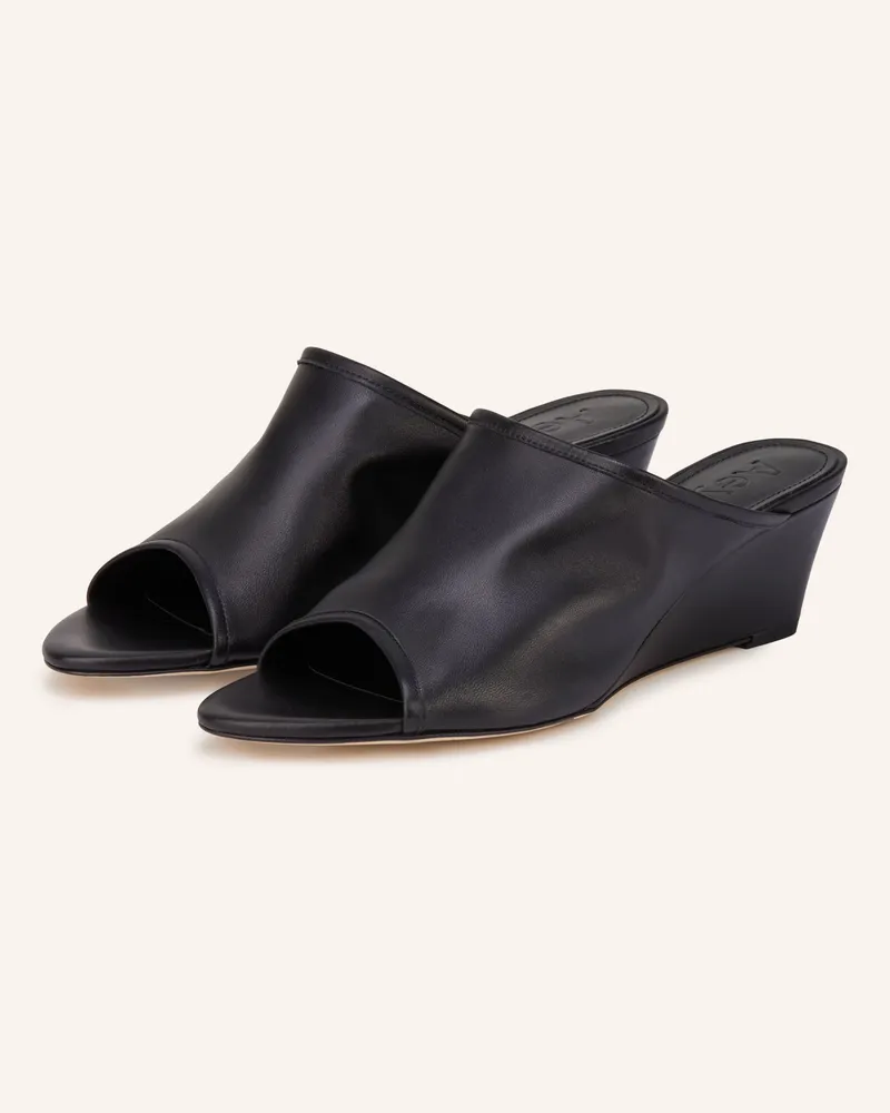 aeyde Wedges Suzanne schwarz Schwarz
