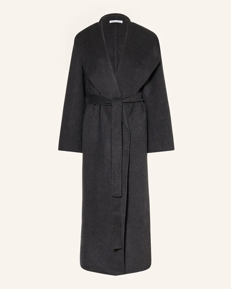 Mrs & HUGS Wollmantel grau Dunkelgrau