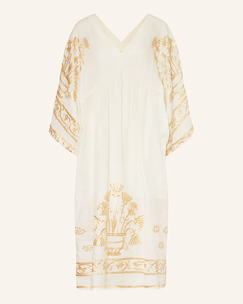 Greek Archaic Kori Strandkleid Crete gold Ecru