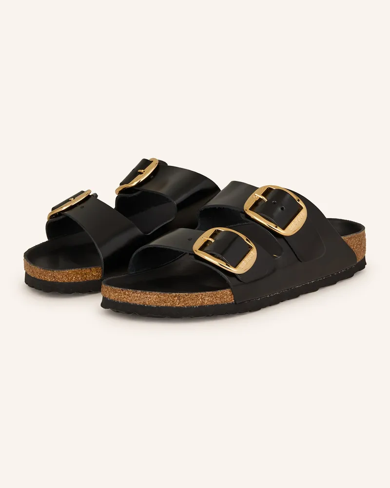 Birkenstock Pantoletten ARIZONA BIG BUCKLE LENA Schwarz